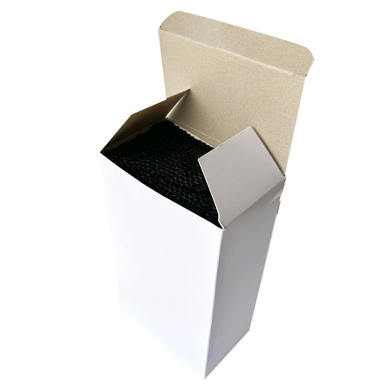 Boardwalk BWKSLSTUBL 8 in Polypropylene Cocktail Straws  Black 10Carton - Image 2