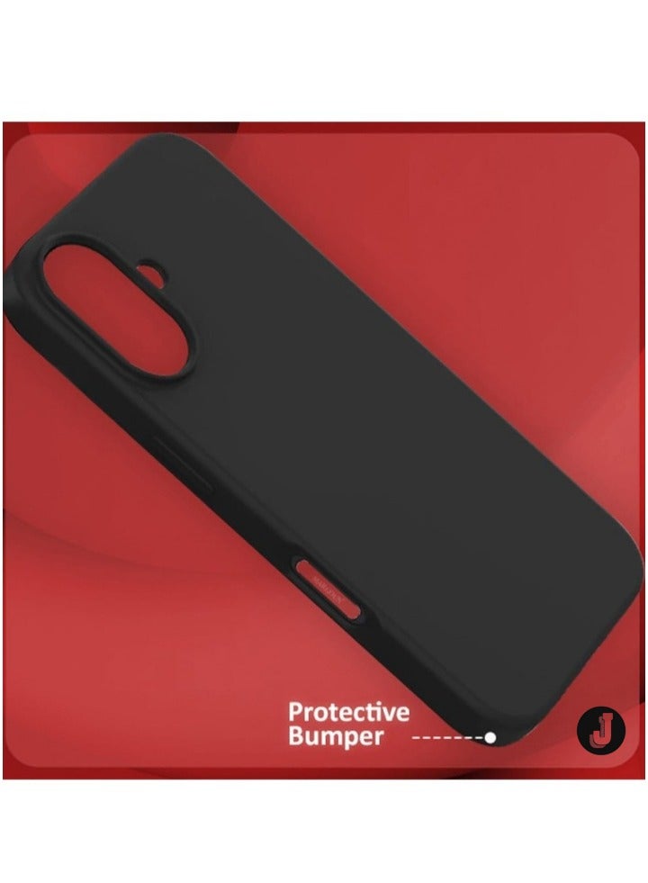 JAJEEK "New Liquid Silicone Case for iPhone 16 – Ultra Slim Design, Soft Anti-Scratch Microfiber Lining & Drop Protection" - Image 3