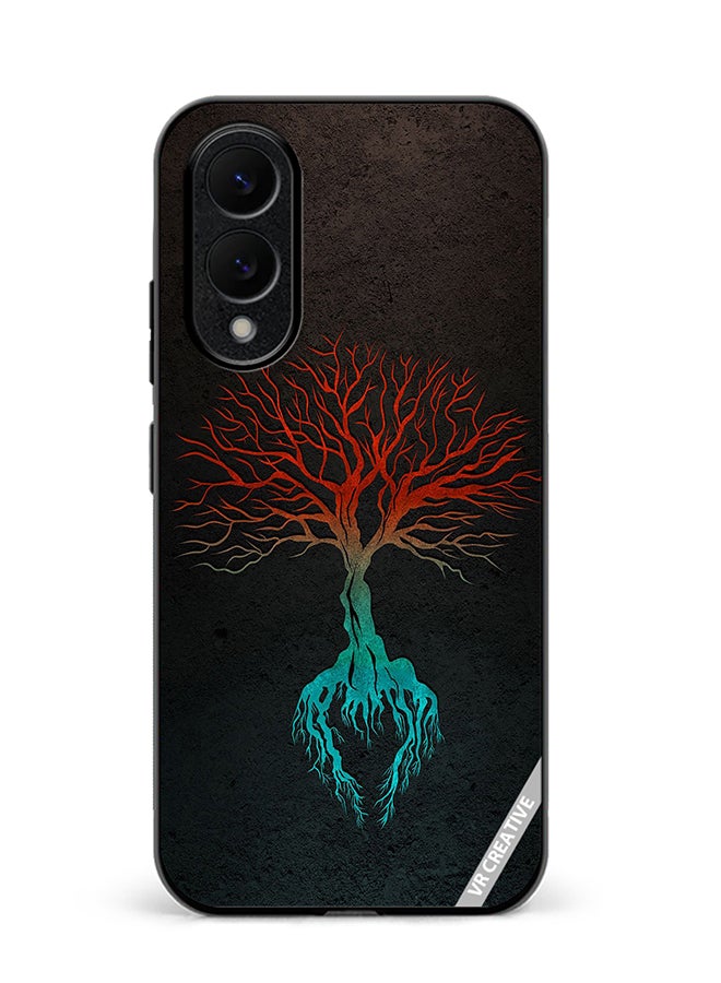 VR CREATIVE Protective Case Cover For Samsung Galaxy S25 Edge Tree Design Multicolour