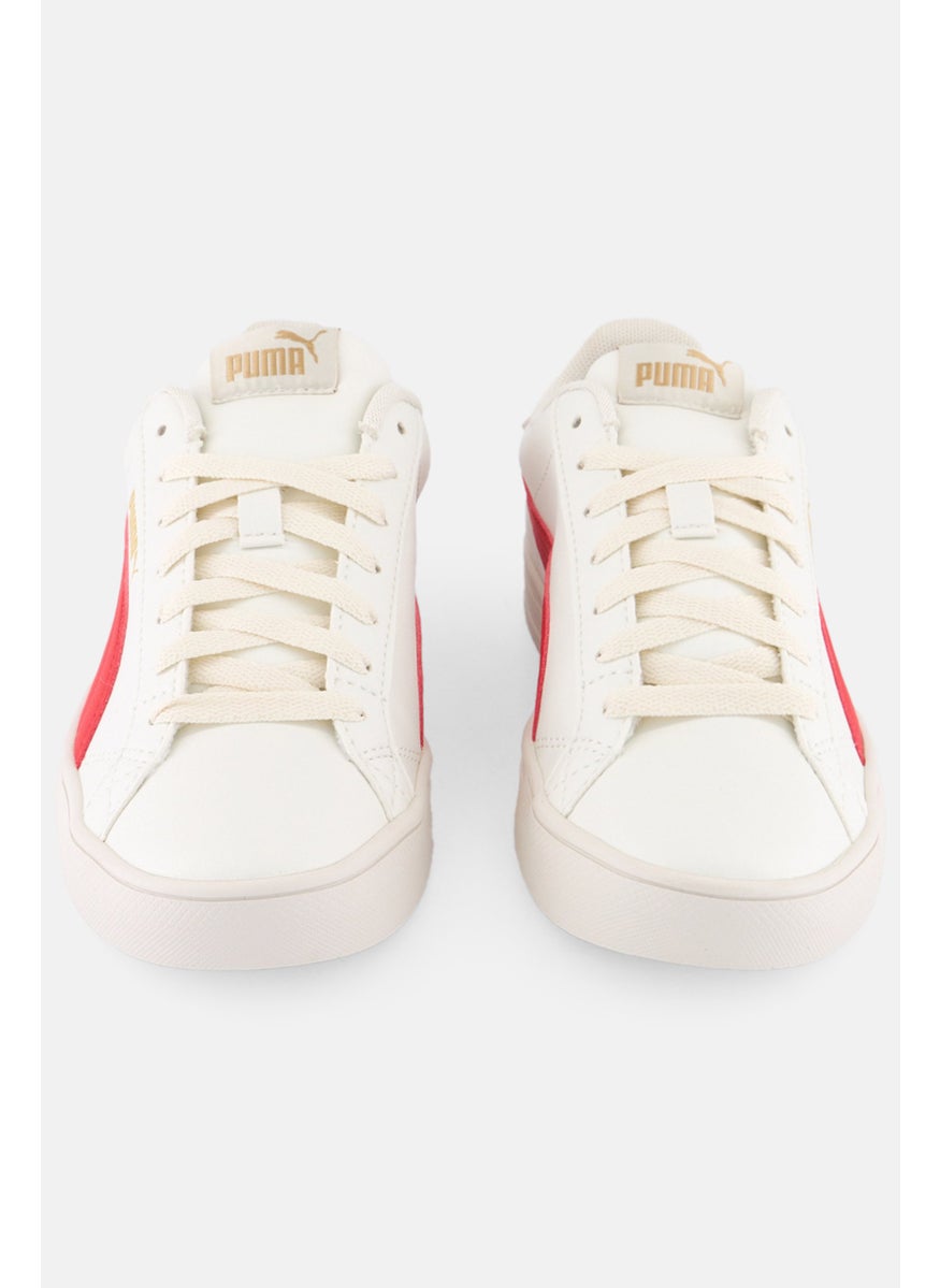 PUMA Kids Boy Lace Up Training Shoes, White  - Image 4