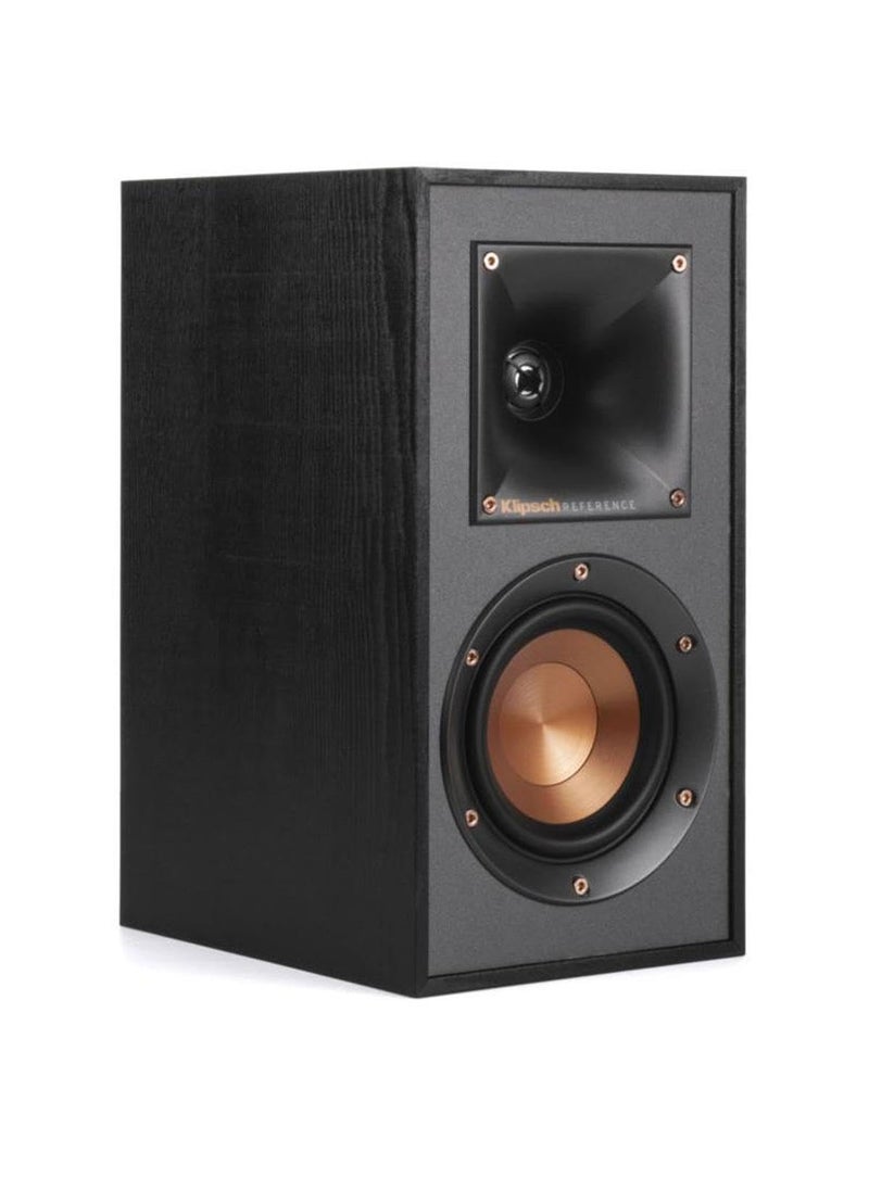 Klipsch Klipsch R-41M Powerful Detailed Bookshelf Home Speaker Set of 2 Black  - Image 2