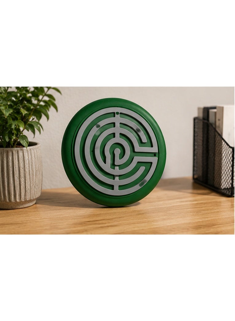 NAYATOPIA 3D Printed Flying Disc Frisbee for Outdoor Games, 22 cm, Green and Grey - Image 5
