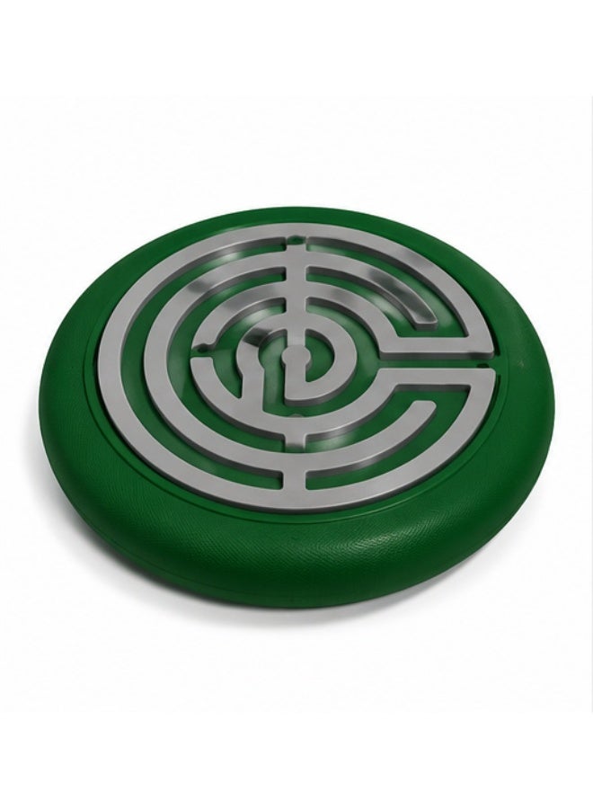 NAYATOPIA 3D Printed Flying Disc Frisbee for Outdoor Games, 22 cm, Green and Grey - Image 1