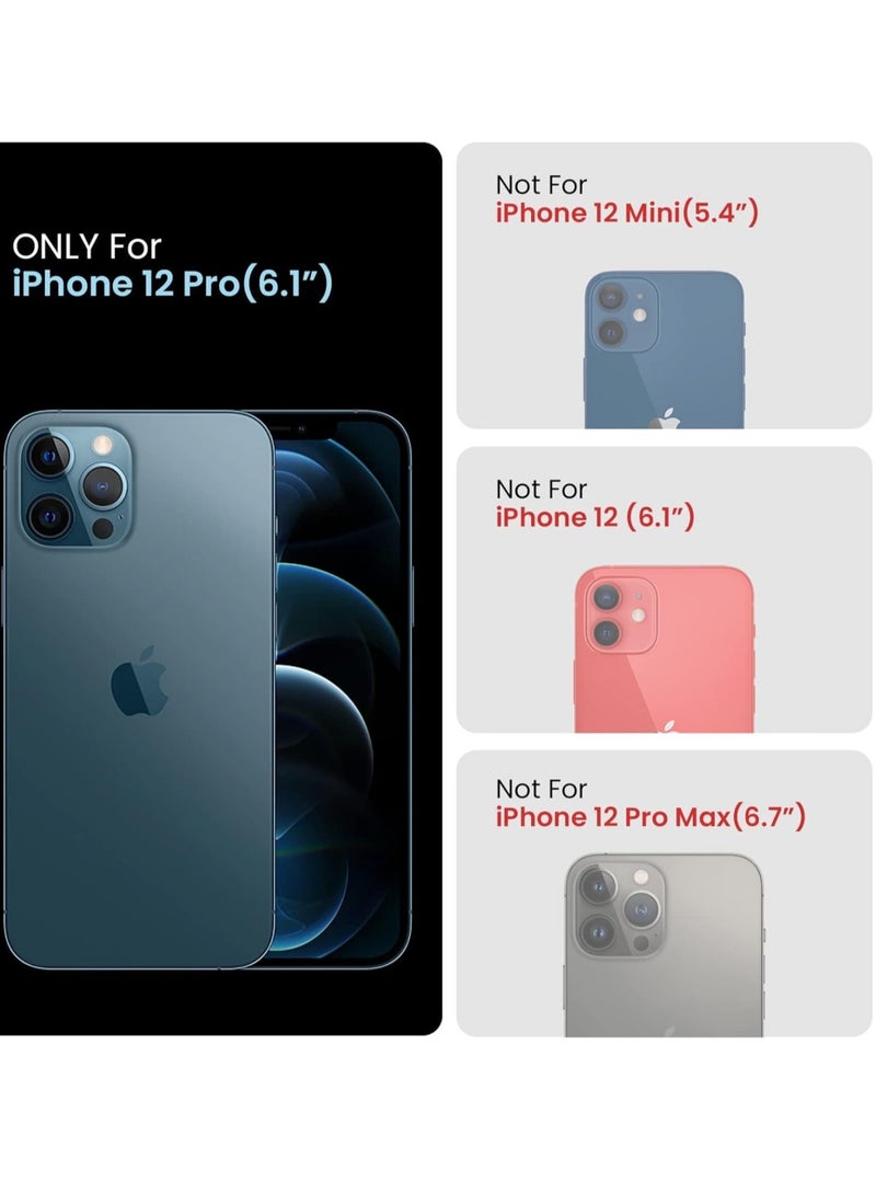 إلترازون Upgraded Silicone Case for iPhone 12 Pro 6.1" - Midnight Green, Enhanced Camera Protection, Soft Anti-Scratch Microfiber Lining - Image 5