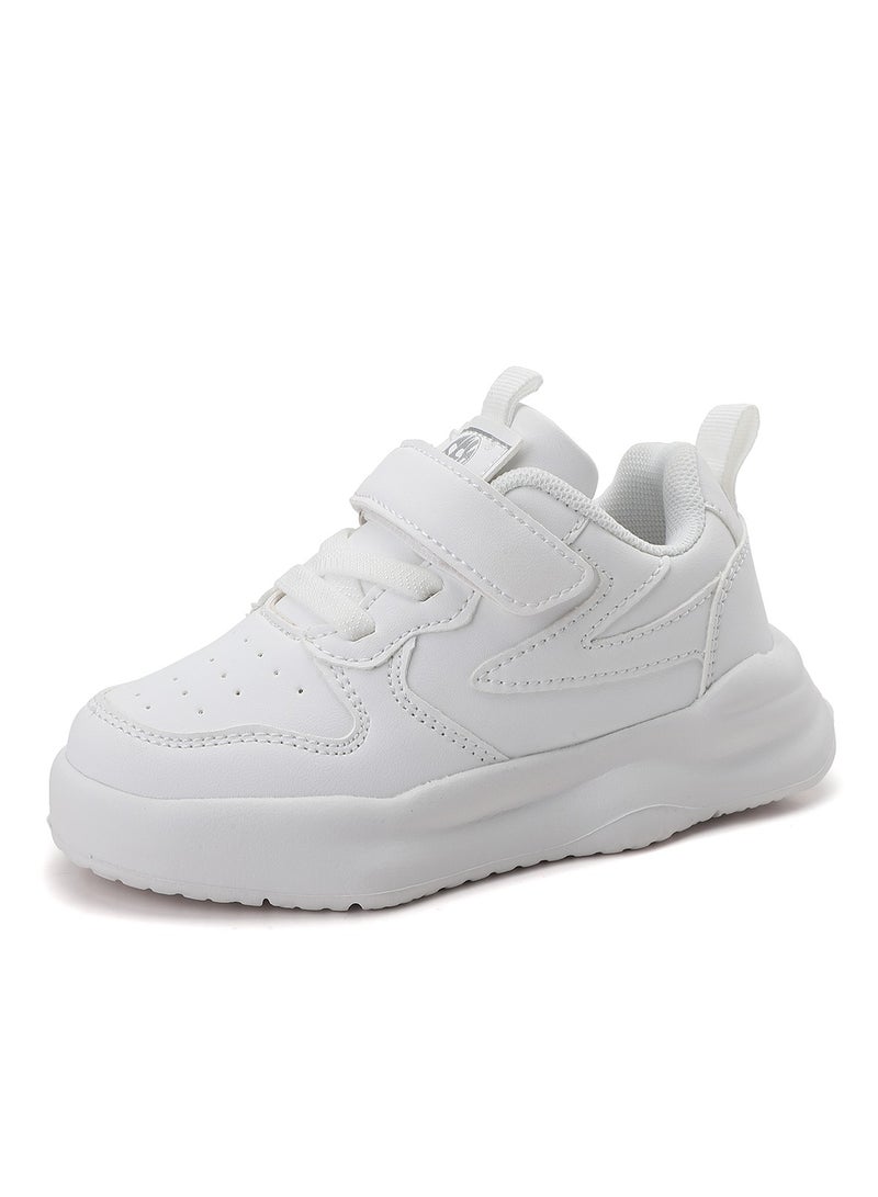 Sky View Unisex-Child White Shoes Breathable Sneakers for Boys Girls Lightweight Running Shoes Kids Toddler/Little Kid Gym Shoes - Image 2