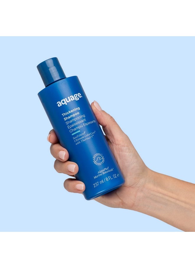 Aquage AQUAGE. SeaExtend Thickening Shampoo - Thermal-V Technology Seals Heat Out, Prevents Haircolor Fade and Thermal Styling Damage, 8 oz  - Image 5