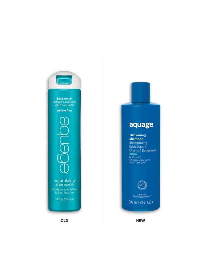 Aquage AQUAGE. SeaExtend Thickening Shampoo - Thermal-V Technology Seals Heat Out, Prevents Haircolor Fade and Thermal Styling Damage, 8 oz  - Image 2