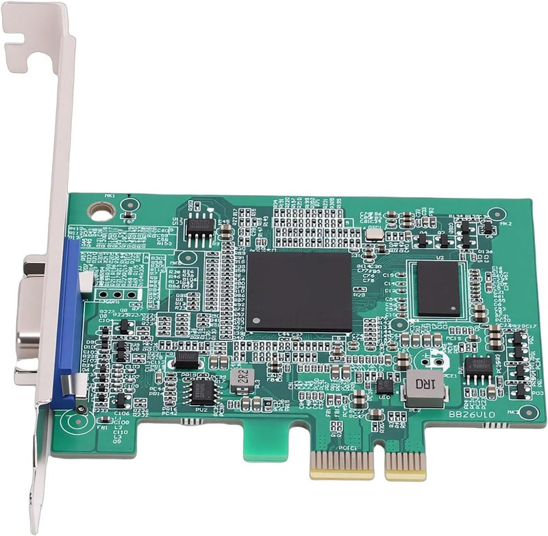 بطاقة رسومات ciciglow بسعة 512 ميجابايت من نوع PCIe، بطاقة فيديو VGA بدقة 64 بت متوافقة مع لوحات أم X99 وX79 وNAS وPCDN، ذات استهلاك منخفض للطاقة. - Image 1