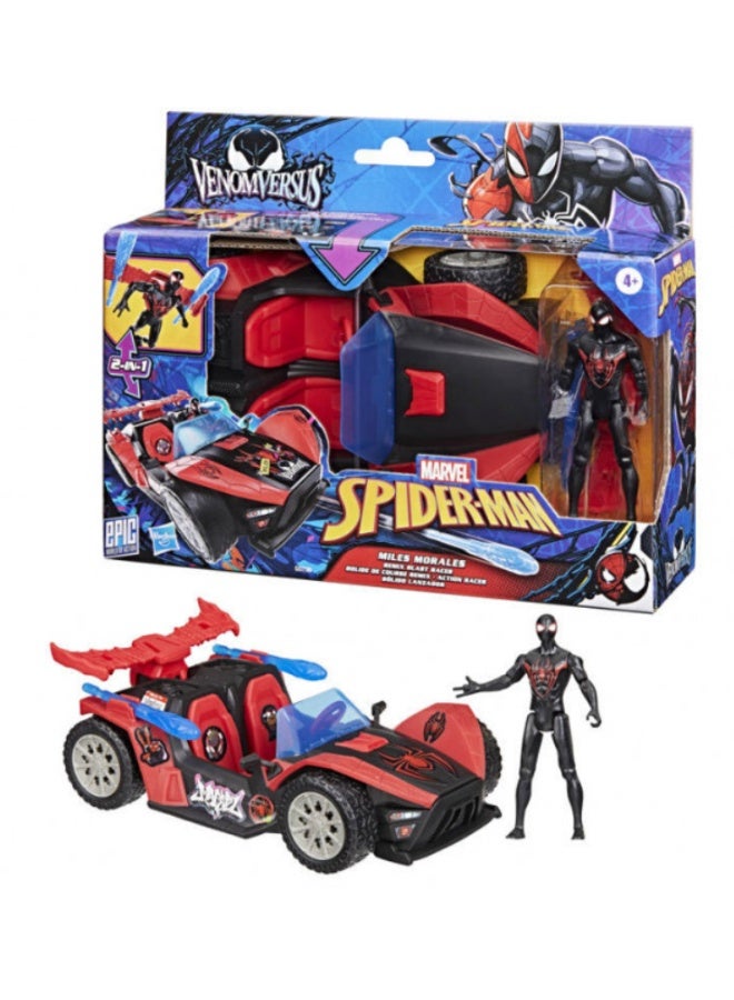 Hasbro Marvel هاسبرو مارفل سبايدر مان فينوم ضد إبيك وورلد أوف أكشن مايلز موراليس ريمكس بلاست ريس - Image 1