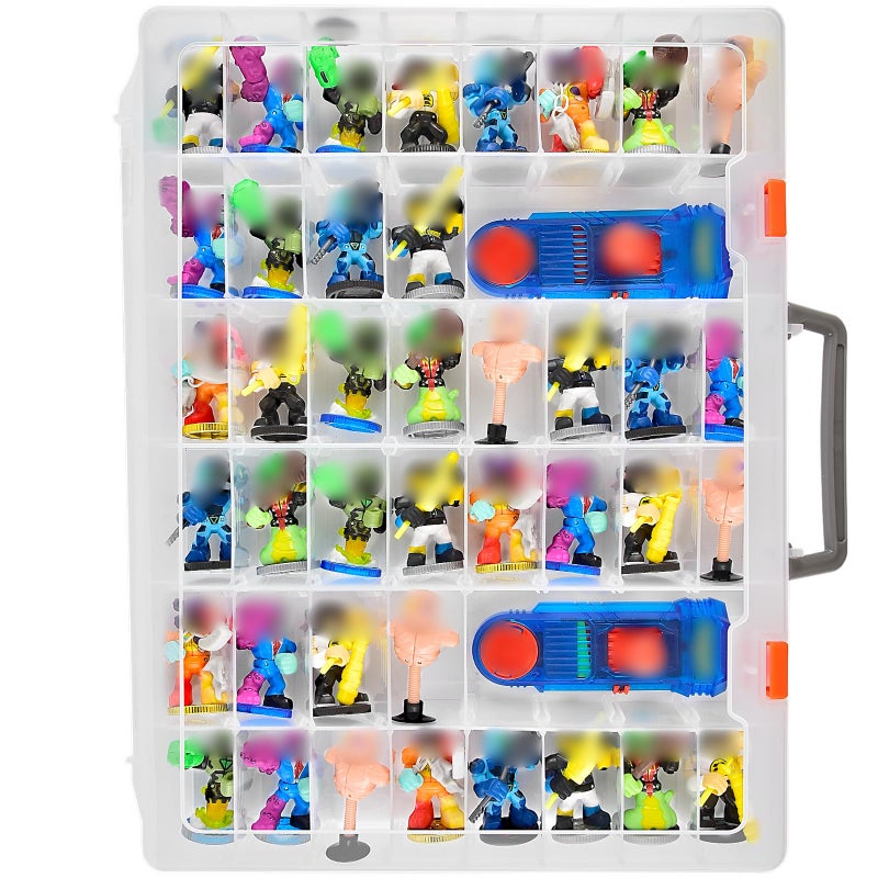 Aptbyte Case Compatible with Akedo Ultimate Arcade Warriors Starter Pack Toy Storage for Battle Arena Controller  Warrior Collector Mini Battling Action Figures Holder for Akedo Game Playset Box Only - Image 2