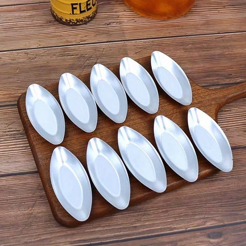 13pcs Durable Aluminum Boat Shaped Cookie Molds Multipurpose Baking Pans - Image 2
