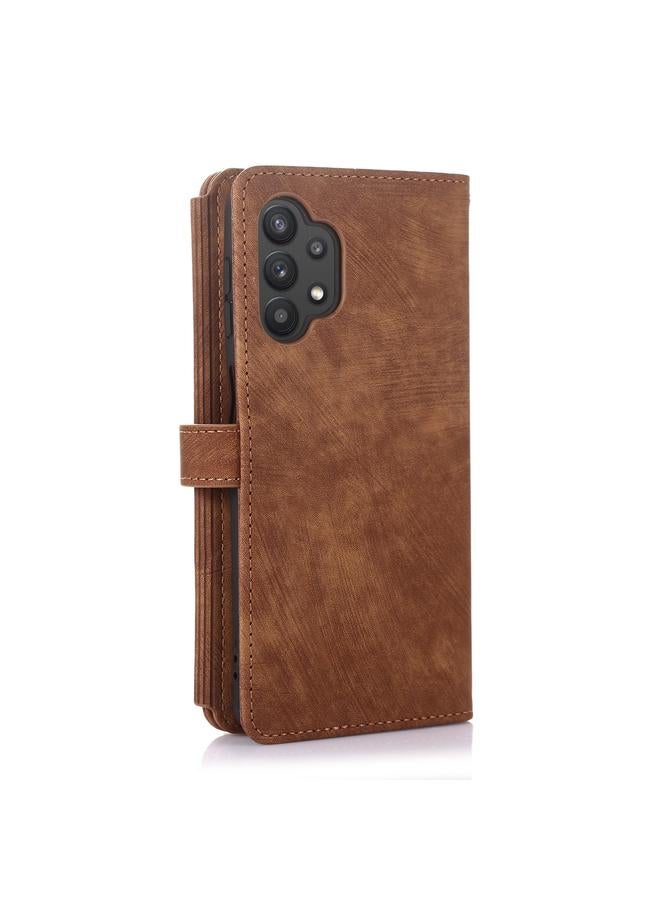 اس-توب جراب لهاتف Samsung Galaxy A32 4G Dream 9 - جراب هاتف جلدي بمحفظة وسحاب مع 9 بطاقات - Image 3