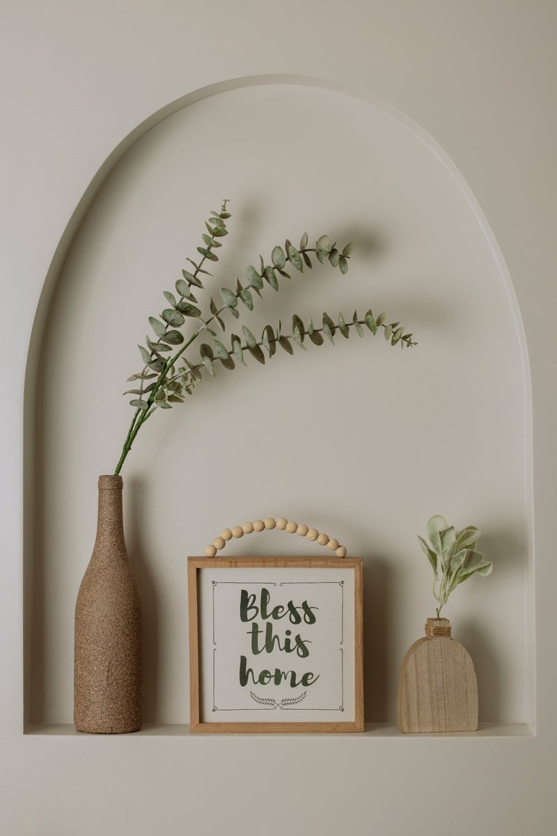 Words Co. Wooden Arch Vase - Image 2