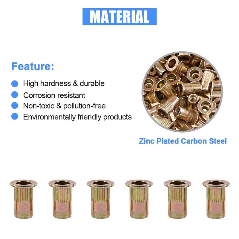 M6 Steel Threaded Rivet Nut - Image 4