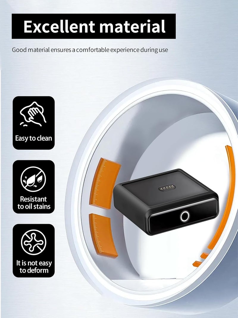 WUNIAK Case for Anker Charging Base(100W), Soft Silicone Protective Portable Scratch Shock Resistant Drop-Resistant，Black(no Power Bank Included) - Image 3