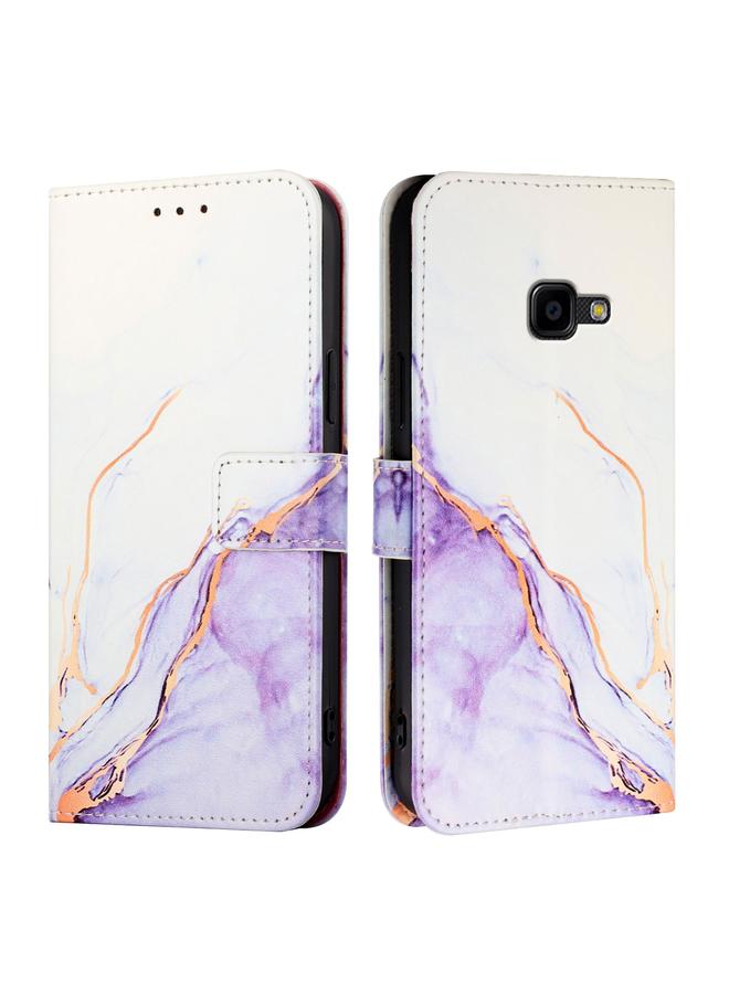 اس-توب جراب لهاتف Samsung Galaxy Xcover 4 / 4s PT003 جراب هاتف جلدي قابل للطي بنمط رخامي - Image 2