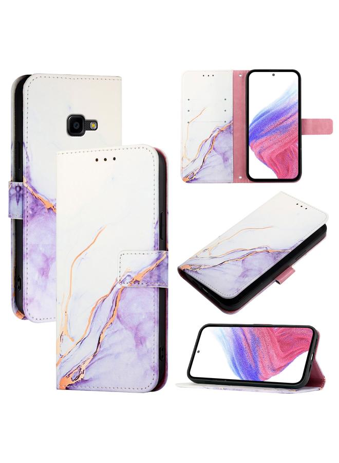 اس-توب جراب لهاتف Samsung Galaxy Xcover 4 / 4s PT003 جراب هاتف جلدي قابل للطي بنمط رخامي - Image 1