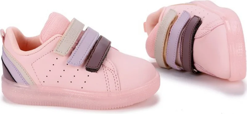 فيكو Sun Girls/Boys Luminous Powder Sneaker Baby Booties Filet Casual Sports Shoes 220.P21Y.212