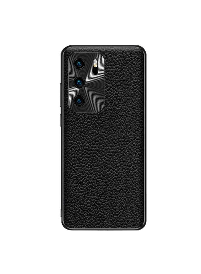 Zaboon Case For Huawei P40 Genuine Leather Litchi Texture Phone Case - Image 1