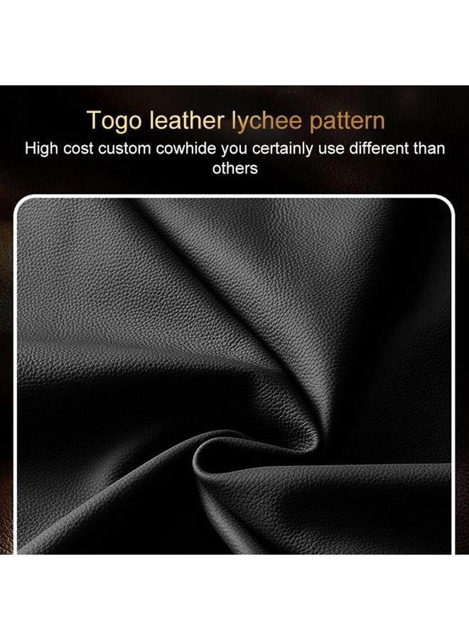 Zaboon Case For Huawei P40 Genuine Leather Litchi Texture Phone Case - Image 3