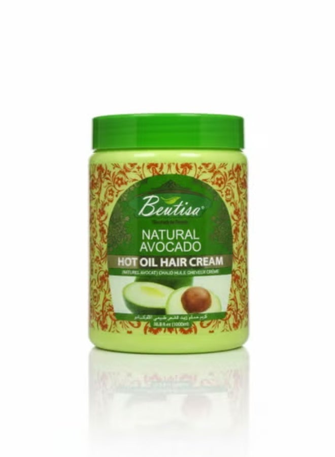 BEUTISA Natural Avocado Hot Oil Hair Cream 1000ml - Image 1