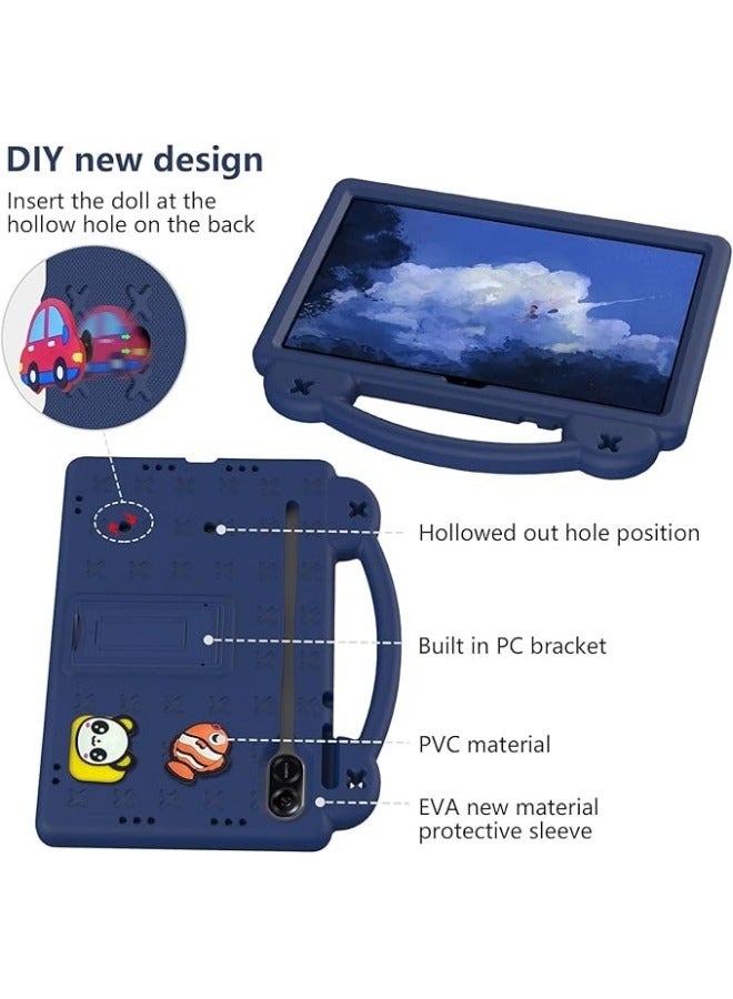general Case Compatible with Honor Pad X9 11.5 Inch 2023, DIY Accessories for Kids, Shockproof Case with [Pencil Holder] [Shoulder Strap] [Handle Stand] - Image 2