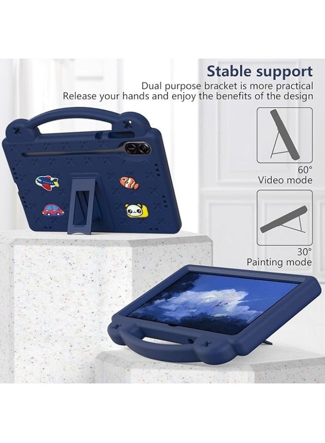 general Case Compatible with Honor Pad X9 11.5 Inch 2023, DIY Accessories for Kids, Shockproof Case with [Pencil Holder] [Shoulder Strap] [Handle Stand] - Image 4