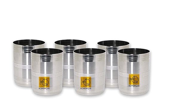 Homenique Stainless Steel Tableware Drinkware Tumbler Drinking Glasses - Image 1