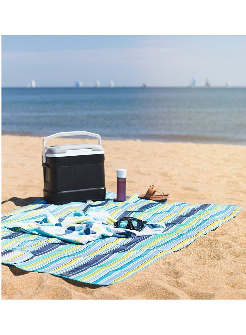 Vitacelli Premium Quality Portable Waterproof Outdoor Camping Picnic Mat Sand Proof Beach Blanket Carpet 145x200CM  - Image 5