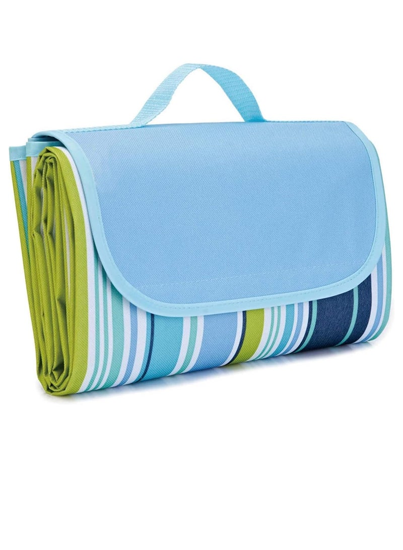 Vitacelli Premium Quality Portable Waterproof Outdoor Camping Picnic Mat Sand Proof Beach Blanket Carpet 145x200CM  - Image 1