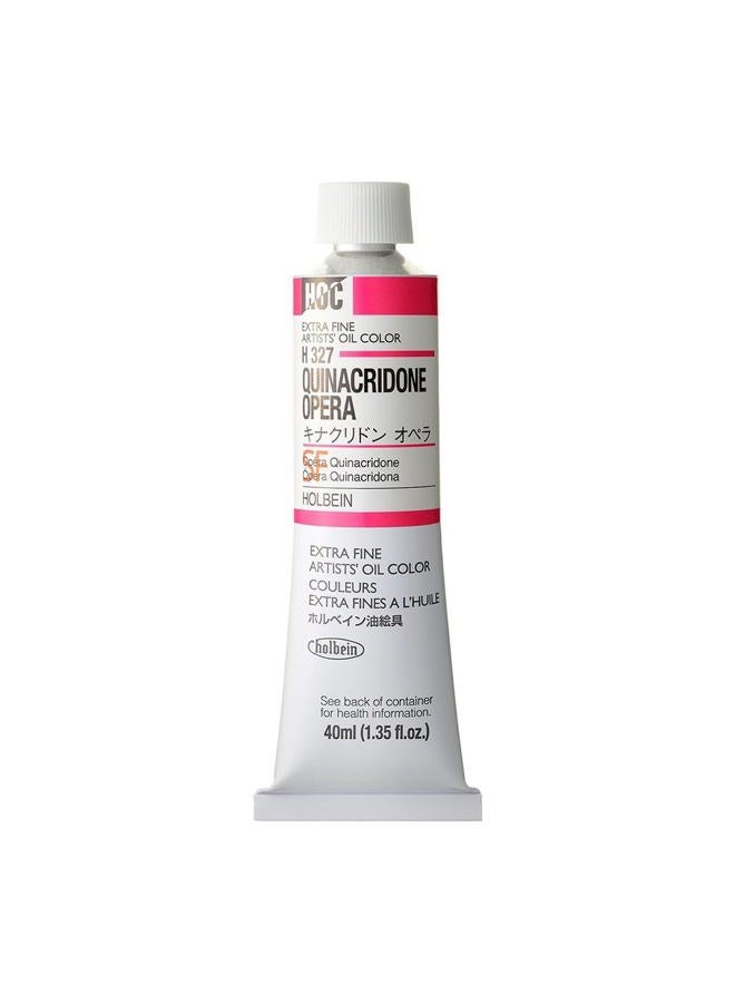 Holbein Artist Oil Colors quinacridone Opera 40 ml - Image 1