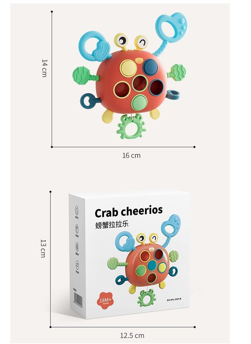 Mr. Penda Toddler Montessori Toys, Boys Girls Sensory Fine Motor Skills Toys for Kids Crab Toys, Educational Learning Age 18M+  (Random Color)  - Image 2