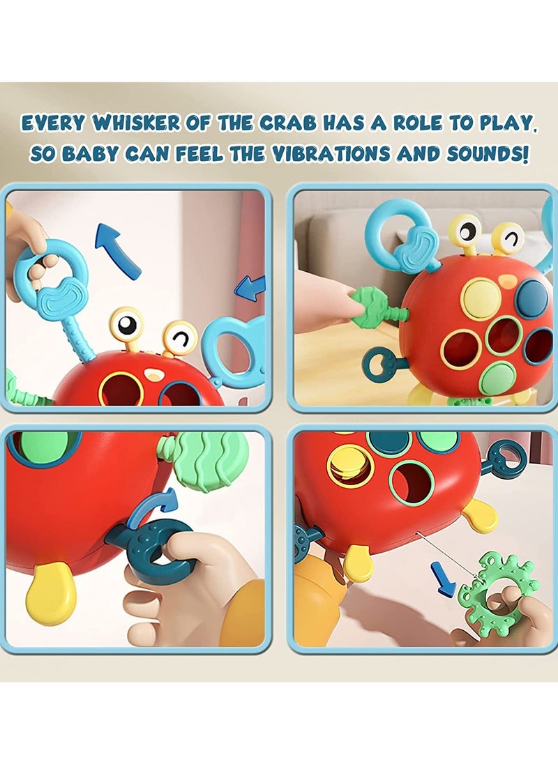 Mr. Penda Toddler Montessori Toys, Boys Girls Sensory Fine Motor Skills Toys for Kids Crab Toys, Educational Learning Age 18M+  (Random Color)  - Image 5