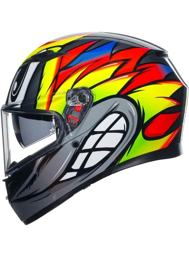 AGV K3 Full Face Ece 22.06 Motorcycle Helmet - Birdy - Image 2