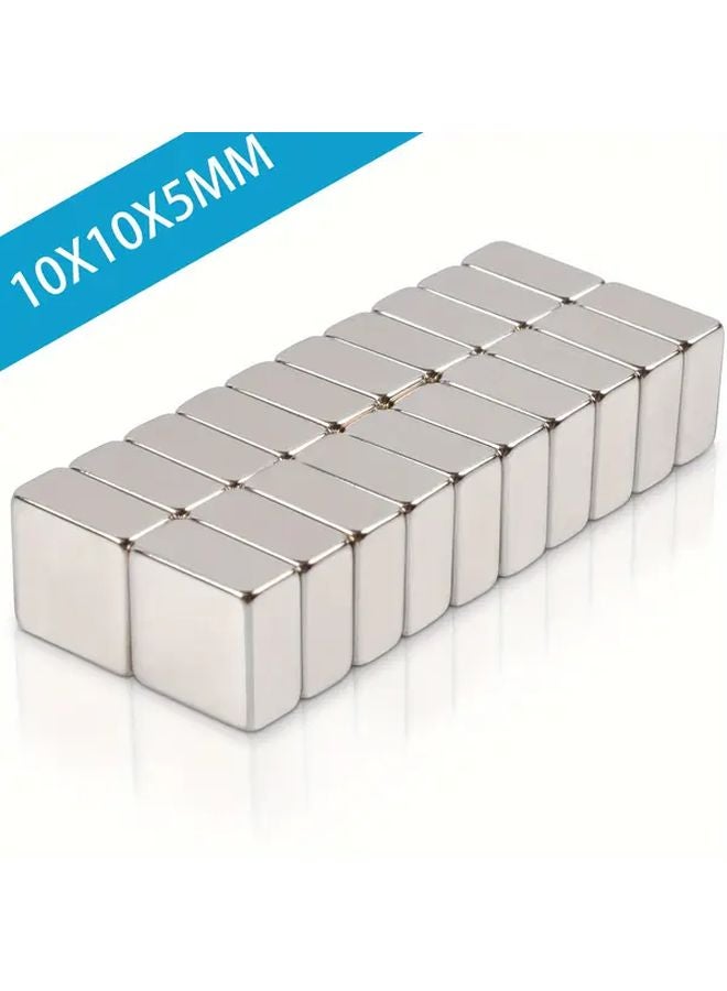 120pcs 10x10x3mm Square Bar Magnets Strong Metal Fridge Kitchen Office Magnets - Image 2