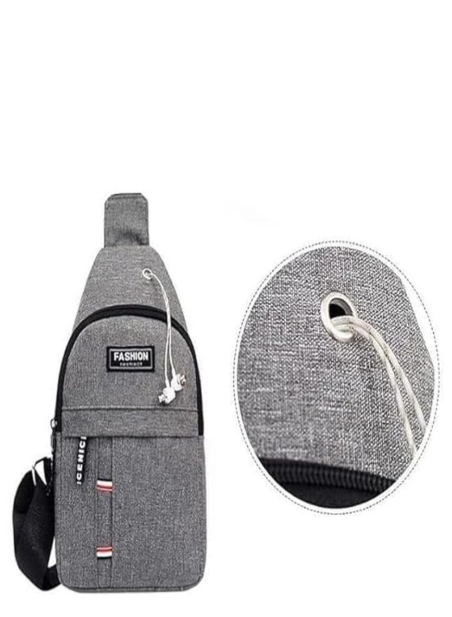 ENNCOZY Chest Bag For Men Shoulder Bag Crossbody Backpack Waterproof Sling Backpack Bag Port for Traveling/Camping/Hiking/Gym/Sports/Outdoor/Picnic (Multicolor) - Image 4