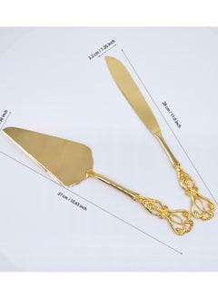 WINON 2PCS Classic Design Cake knife serving set  - Image 5