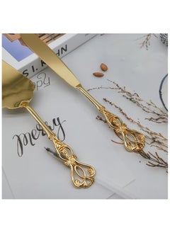 WINON 2PCS Classic Design Cake knife serving set  - Image 3