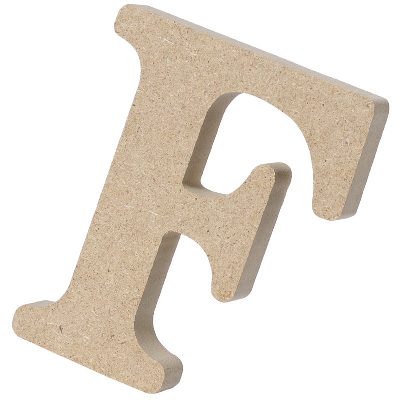 Alphabet Letters Plaque Wall Home Office Wedding Party Decoration -F - Image 1