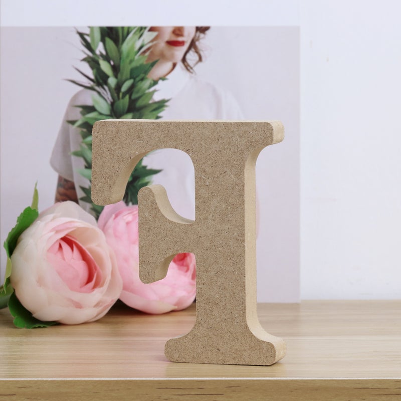 Alphabet Letters Plaque Wall Home Office Wedding Party Decoration -F - Image 4