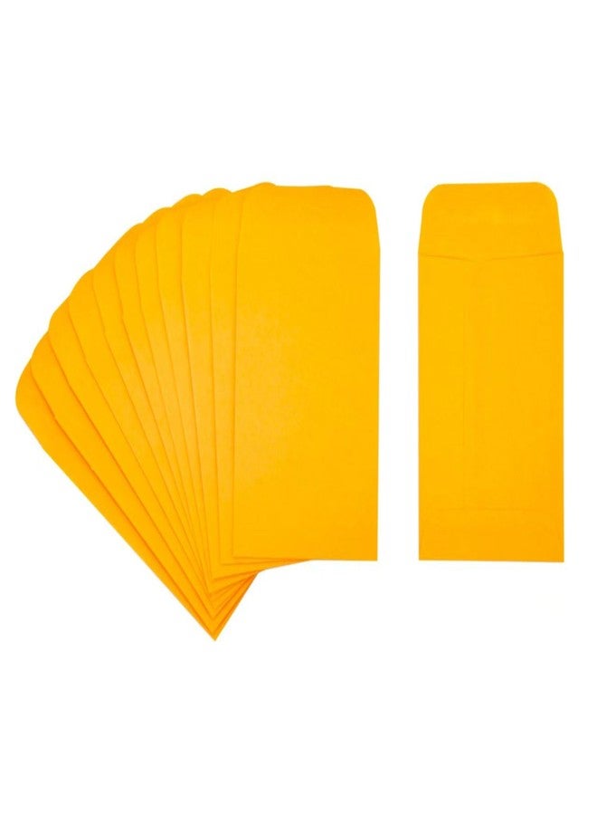 ESSENTIAL #1 120 Piece Coin Envelopes 2.25" x 3.5" with Gummed Flap, Small Parts Envelope for Home and Office Use (Yellow -120) - Image 1