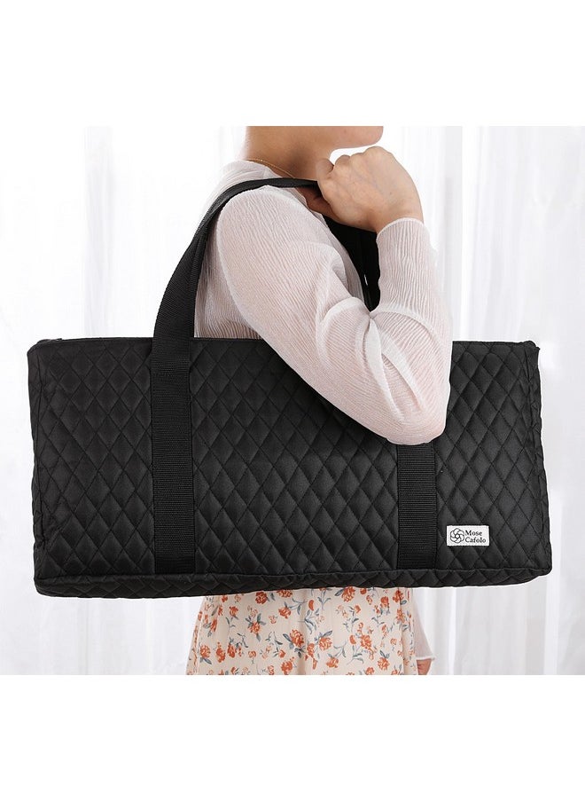 Mose Cafolo American Mahjong Game Set Black Quilted Soft Bag 166 Premium Tiles With 4 Allinone Rack/Pushers100 Chips Wind Indicator English Manual. Easy Carry Mahjongg Set  - Image 5