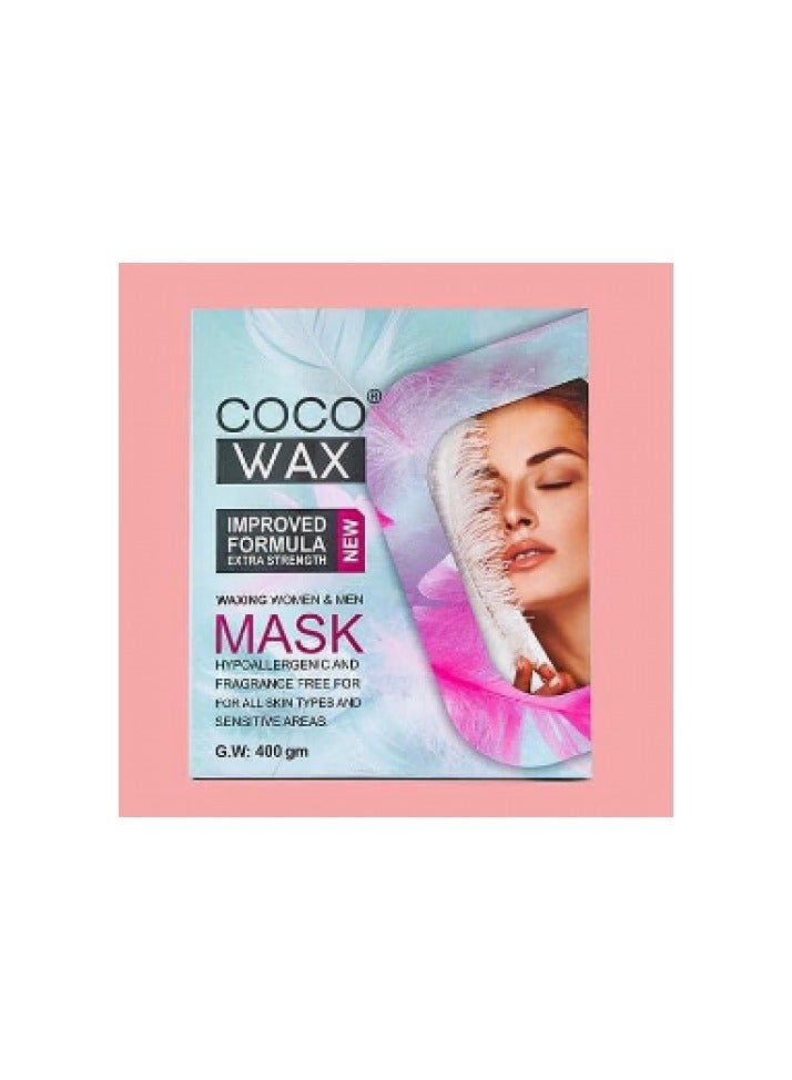 كوكو قناع إزالة الشعر بالشمع للنساء والرجال 400 جم - Image 3
