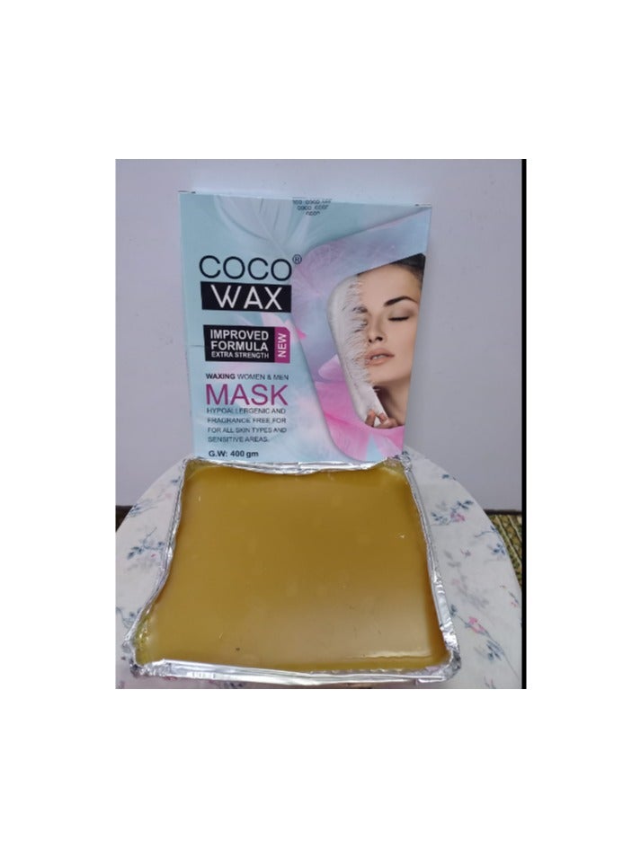 كوكو قناع إزالة الشعر بالشمع للنساء والرجال 400 جم - Image 4