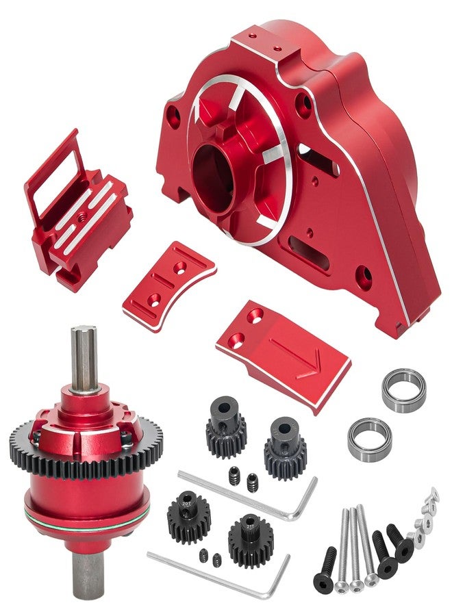 LRFHL Motor Mount Gear Cover Set for Arrma 1/8 Mojave 4S 1/10 Outcast Kraton 4S - Image 1