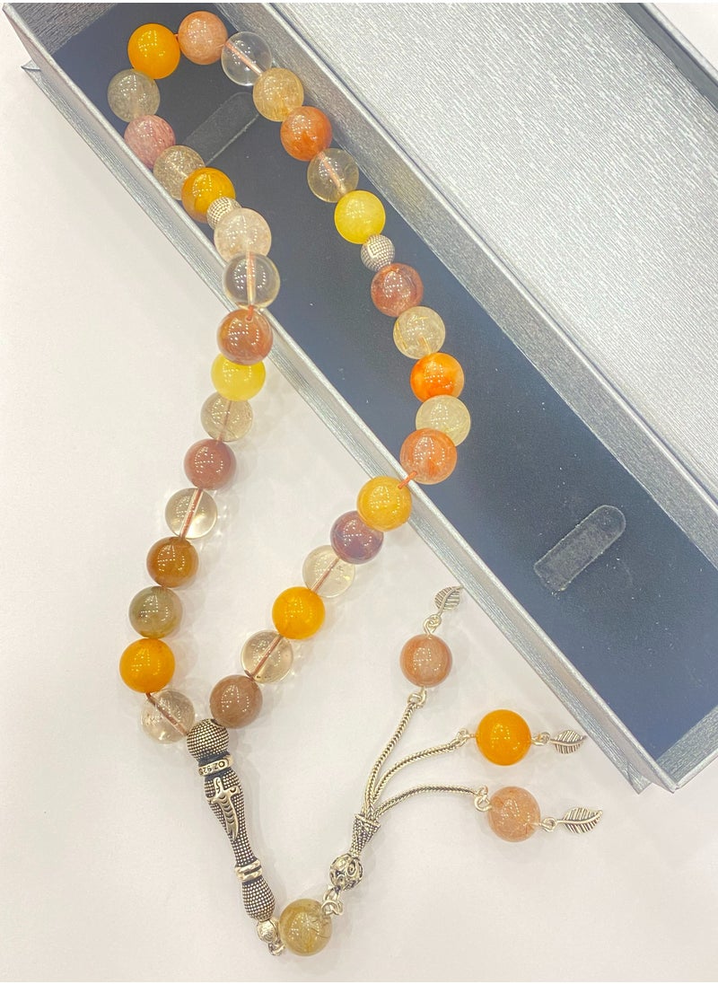 RUKN AL SAHRA - MASBAHA STONE RUTIL QUARTZ - Image 1
