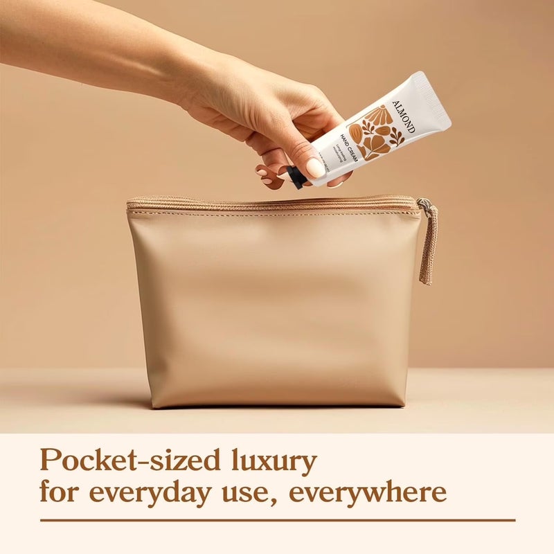 BODY & EARTH # LOVE 48Pcs Hand Cream Mothers Day Gift Set, Travel-Size Moisturizer for Dry Hands, Natural Scent Hand Lotion Set for Easter Baskets, Stocking Stuffers & Self-Care - Image 3