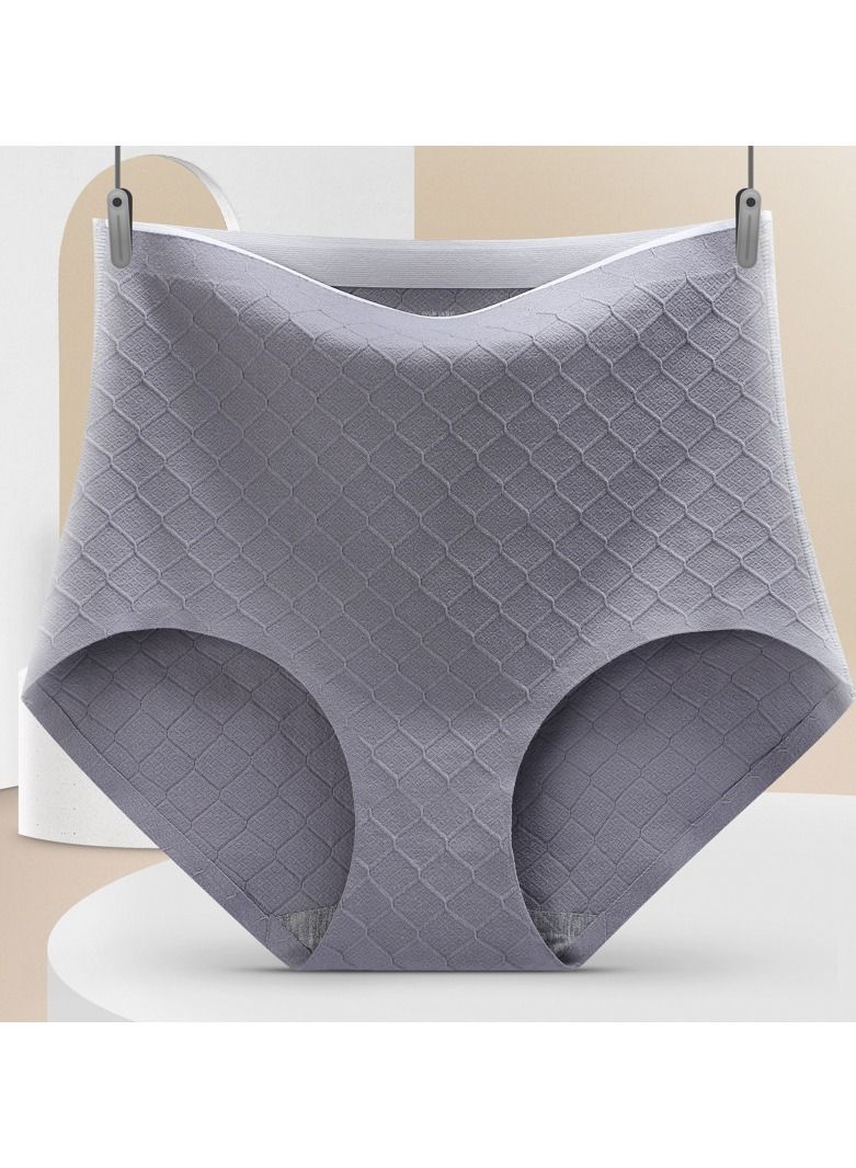 NIBEMINENT 4-Piece Of Women's Cotton Underwear Middle-aged And Elderly Large Size High-waisted Butt-lifting Bottoms  - Image 5