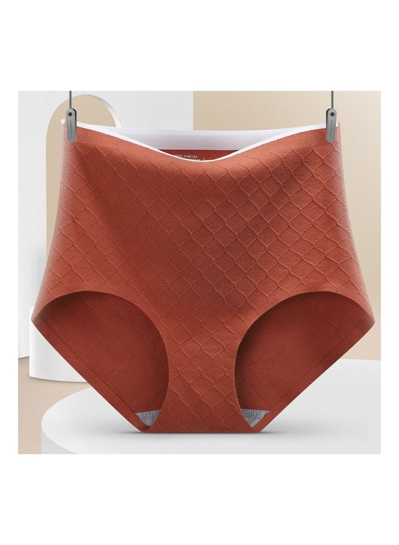 NIBEMINENT 4-Piece Of Women's Cotton Underwear Middle-aged And Elderly Large Size High-waisted Butt-lifting Bottoms  - Image 2