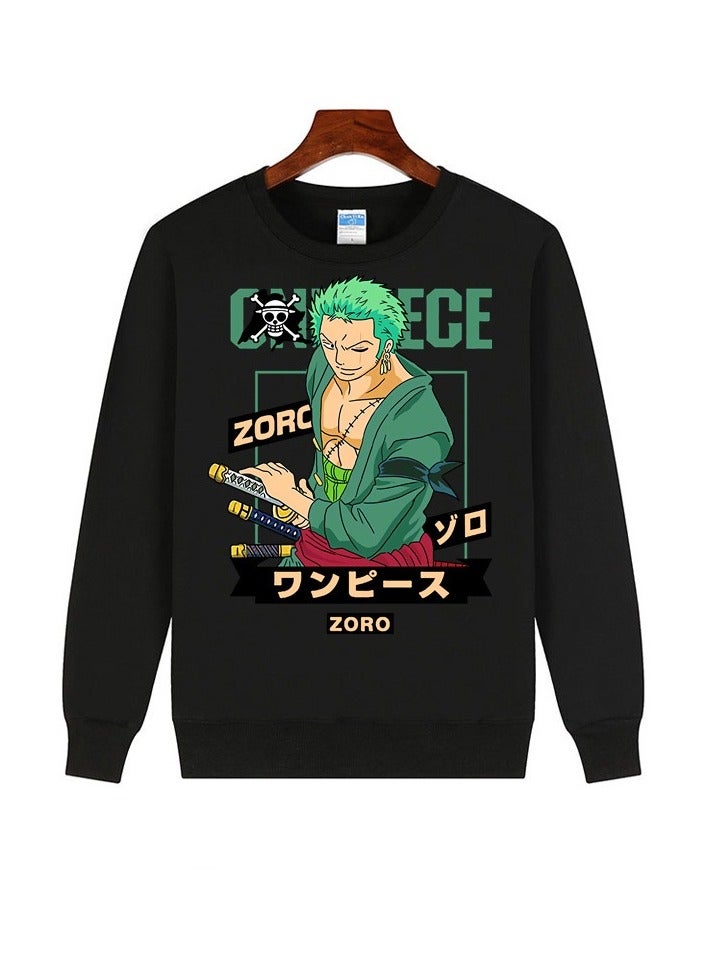 KUYING New One Piece Casual Loose Round Neck Hoodie  - Image 1